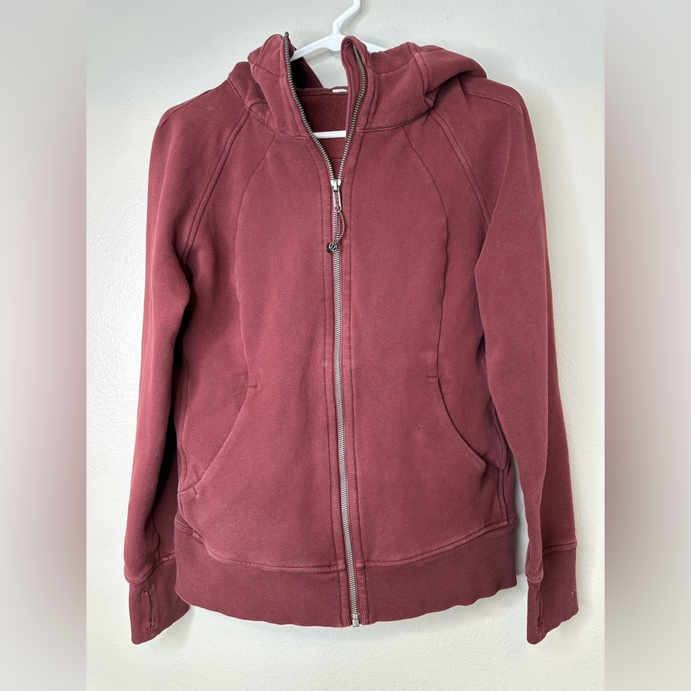 Lululemon Womens Full Zip Scuba Hoodie Jacket size 8